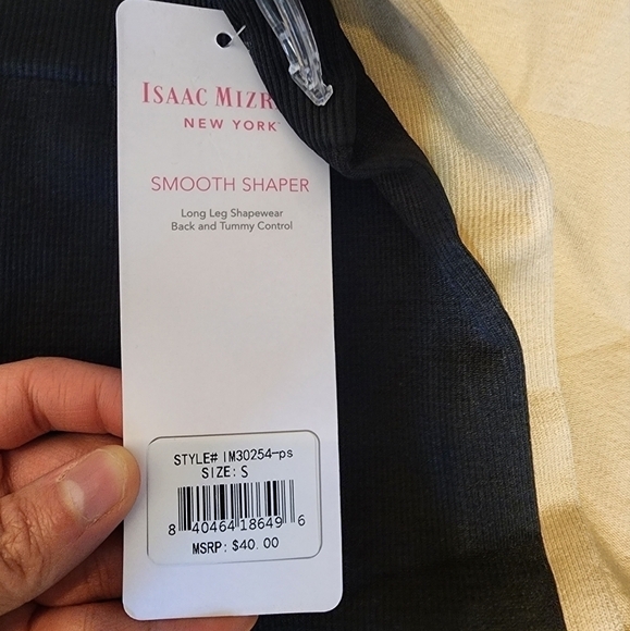 Isaac Mizrahi Long Leg Shapewear 2 Pack Back/Tummy Control Smooth Shaper. Size s - Picture 5 of 5